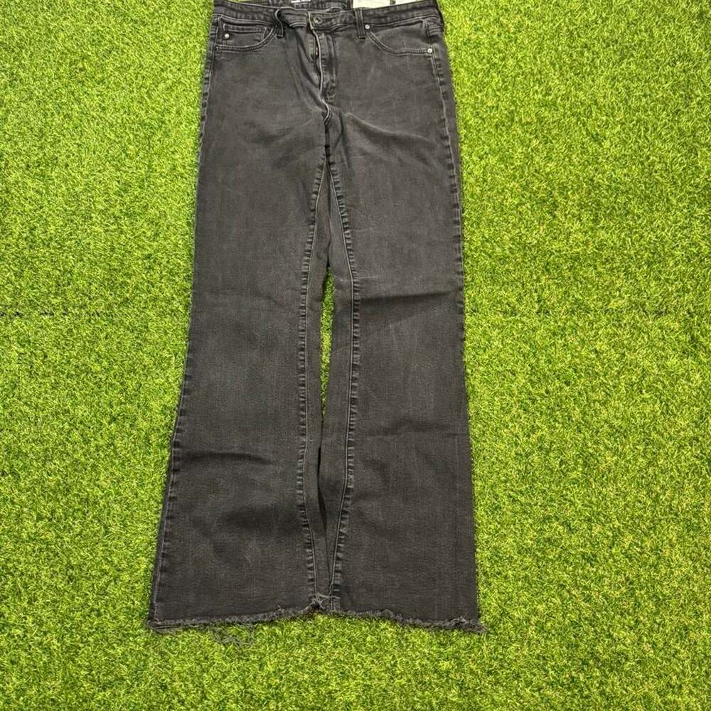 Anthropologie black flared bootcut jeans